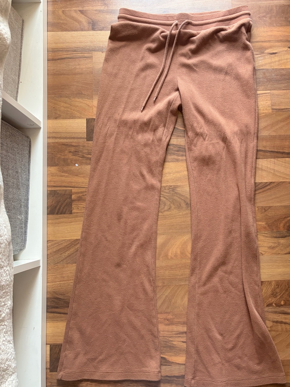 Sunday Best Ribbed Lounge Pants - Rust